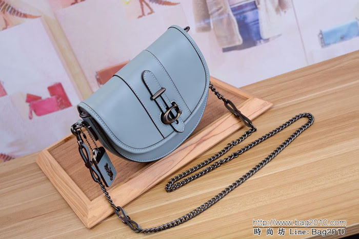 COACH蔻馳 代購級別新品 47924 馬鞍包 今年大熱爆款式 Saddle Up 系列 斜挎小包  Chz1477